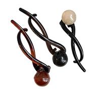 Accessorio per capelli ricci Twisted Banana Clip Certo Ecco un titolo del prodotto per l'elenco Stile francese 3pcs Perline Decor Set Donne Antiscivolo Mix Colore