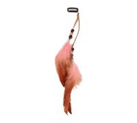 Accessorio per capelli unico con nappe piumate, fascia lunga per donne che abbracciano le vibrazioni, adatto per look casual e da festa