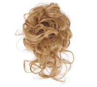 Accessorio per chignon disordinato da donna, morbido e naturale, con elastico, extension leggera a coda di cavallo, da indossare tutti i giorni, per donne e ragazze (biondo scuro)