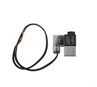 Accessorio per compressore d'aria silenzioso, elettrovalvola a solenoide da 220 V con scarico e valvola di ritegno a 3 vie per un rilascio sicuro della pressione, copertura in ferro nero (lunghezza 60