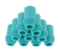 Accessorio per Coppettazione Connettore Pompa 10 Pezzi Plastica Verde | Minimizza Perdite D’aria, Rapido da Mantenere, per Clinica e Spa Ventose
