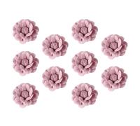 Accessorio per Copricapo Fiore Camelia 10 Pezzi in Microfibra | Decorazioni Fai per Cappelli e Borse, per Personalizzare Capi, Coprire Macchie e Abbellire Creazioni