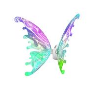 Accessorio per costume da fata con ali di elfo, con luce LED, per donne e bambine, montaggio fai da te