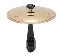 Accessorio per Cruscotto Auto Crash Cymbal Braccio Regolabile Staffa Robusta per Amanti della Musica con Montaggio su Bocchetta Aria in Lega Colore Oro