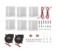 Accessorio per filtro a carbonio attivo Nevermore V6 Duo stampante 3D con kit aria 2 turboventole e pacchetto di compatibile stampanti VORO 4 Trident Switchwire 1 8