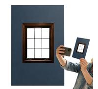 Accessorio per foto da finestra: cornice creativa per foto, display panoramico riutilizzabile, accessorio portatile per mirino orizzontale | Ritratto in studio per feste all'aperto Cima della montagna