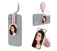 Accessorio per fotocamera per telefono a luce circolare 3 modalità di illuminazione Braccio retrattile Design pieghevole Studio per la creazione di contenuti Riflettore per telefono portatile