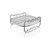 Accessorio per friggitrice ad aria XL, Set di griglie multiuso a doppio strato con spiedino, compatibile per Ninja Power Airfryer Philips