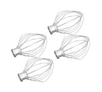 Accessorio Per Frullatore A Frusta In Filo Di Acciaio Inossidabile Da 2 Pezzi, Compatibile Con Kitchenaid, K45WW Palloncino Per Torta Di Farina Frusta Per Uova Agitatore Per Panna