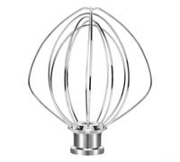 Accessorio per frusta in acciaio inox da 4,5 QT, per K45WW, K45, KSM90, KSM95, per miscelatori a supporto per migliorare l'efficienza di miscelazione