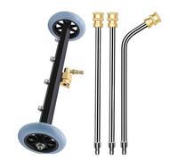Accessorio per idropulitrice sottoscocca - getto a pressione 276 bar con 2 aste di prolunga 40 cm idropulitrice sottoscocca, per, cemento, terrazza, pavimento, giardino e lavatrice