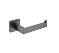 Accessorio per il bagno grigio spazzolato Portasciugamani in metallo color canna di fucile in acciaio inossidabile Portarotolo per accappatoio Portasciugamani Hardware per toilette, portarotolo, come