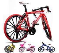 Accessorio per la decorazione in miniatura in lega di bicicletta modello