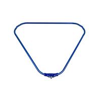 Accessorio per la pesca con rete da atterraggio pieghevole in lega alluminio, telaio rotondo/triangolare per telaio del guadino da pesca