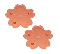 Accessorio per la Purificazione del Disco in Rame da Bagno per Uccelli per Tutti Gli Uccelli, Design Straordinario, Set di 2, Realizzato in Rame Puro (Stile C)
