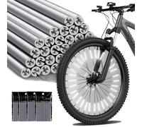 Accessorio per la sicurezza in bicicletta, copri raggi riflettenti a 360 a montaggio rapido, impermeabili e ideali per la visione notturna