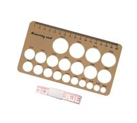 Accessorio per l'allattamento al seno La dimensione del capezzolo in silicone indica con la marcatura in centimetri e la guida alla misurazione della flangia Cm/pollici Scala di dimensionamento del