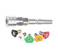 Accessorio per lavaggio Cannoni in schiuma Adattatore per rondella ad alta pressione Nilfisk KEW Adattatore 1/4 "Connessione rapida con ugello Connettore acqua in ottone ad alta pressione