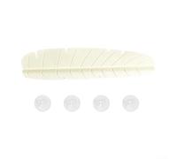 Accessorio per lavello da cucina con banana per fattore di forma foglia, utilizzabile come paraspruzzi per uso domestico, vari tipi di lavello (bianco)
