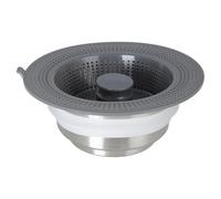 Accessorio per lavello da cucina Vittoria in acciaio inox con cestino rimovibile del filtro per lavello della cucina, filtro da residui alimentari