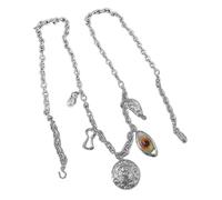 Accessorio per le donne in metallo Devil Eye catena corpo gioielli moda decorazione vita per eventi formali elegante Evil Eyes Hip Jewelry, One Size, come descritto, come descritto