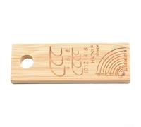 Accessorio per legare mosche in legno calibro gancio | Ruota liberamente sulla morsa, oscillazioni fuori modo, facile per accesso, costruzione in legno, funzionamento regolare