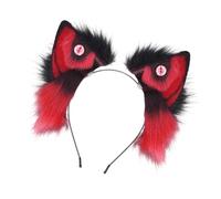 Accessorio per lo styling dei capelli dell'orecchio di lupo elastico per il gioco di ruolo Cerchietto per Halloween Costume Cosplay Evento Anime Decorazione Dei Capelli Orecchie di lupo Cerchietto