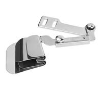 Accessorio per Macchina da Cucire per Piega Tessuto in Ferro, Argento | Metallo, Installazione Semplice, Migliora L'efficienza, Crea Effetto Nastro, per Progetto di Cucito e Tessuto