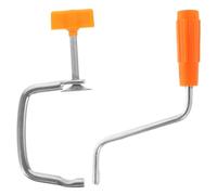 Accessorio per Macchina per Pasta e Morsetto Manico Manuale | Lega di Ferro e Pp, 210g, Montaggio su Bordo Tavolo, per Sostituzione e Uso Domestico