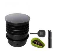 Accessorio per macinino di precisione con cucchiaio dosatore da 10 g e design a soffietto, struttura in metallo per una rapida rimozione del caffè macinatura efficiente del caffè