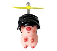 Accessorio per Manubrio - Animale del Casco, Giocattolo di Maiale | Decorazione Divertente della barretta motociclistica, Decorazione di Figure suini Creativa, Divertimento in Bicicletta