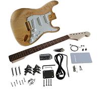 Accessorio Per Materiale Per Chitarra Elettrica Kit Per Chitarra Fai-da-te Con Manico In Acero Duro Impiallacciato In Acero insieme professionale della chitarra elettrica (Color : 01)