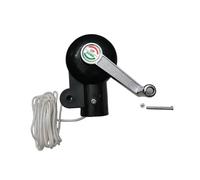 Accessorio per ombrellone da patio, resistente, maniglia a manovella con corda nera