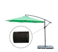 Accessorio per ombrellone Patio Staffa di Sostituzione Nera Accessorio | Design sturdy, supporto migliorato, stabilità aumentata, sicurezza contro il per vento, tenuta ferma