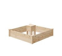 ACCESSORIO PER ORTO OUTSUNNY IT84H-289V00ND - legno di abete, 123x123x25.5 cm, compostiera integrata