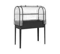 ACCESSORIO PER ORTO OUTSUNNY IT84H-571V00BK - plastica e metallo, 100x49x136 cm, copertura serra rimovibile