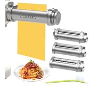 Accessorio per pasta Bosch Mum5 Mum4, accessorio per pasta in acciaio inox SUS304, per spaghetti fettuccine, compatibile con robot da cucina BOSCH MUM5 MUM4 (set per tagliatelle)