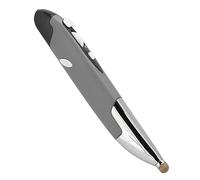 Accessorio per PC con stilo per computer USB, mouse ottico con penna wireless 2.4G Mouse regolabile 800/1200/1600 DPI Scrittura intelligente Mouse per laptop Tablet PC Android(Grigio argento)