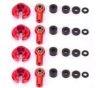 Accessorio per pezzi di ricambio RC con giunto sferico per estremità asta di collegamento per auto RC a 2 ruote motrici 1-10 ECX (Rosso ECX1038R)
