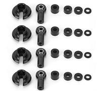 Accessorio per pezzi di ricambio RC con giunto sferico per estremità asta di collegamento per auto RC a 2 ruote motrici 1-10 ECX (Nero ECX1038BL)