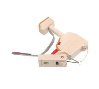 Accessorio per Pianoforte Meccanico Asta di Collegamento per Verticale | Colore Beige, Legno e Tessuto, Portatile, Adatto a Parti D’azione per Piano Vintage