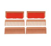 Accessorio per Piatti per Capelli, Attacco di Pettine in Ferro Piatto in Fibra di Carbonio, per Capelli Castani Rossi con Dente Largo, Riduzione Attaccamento Piastre per Capelli