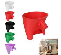 Accessorio per planetaria, Imbuto per farina speciale per planetarie, Accessorio essenziale per la pasticceria per un facile versamento, Adatto per uova liquide e farina (Rosso)