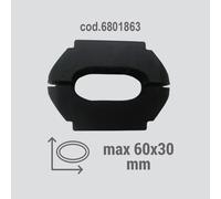Kit adattatore 6801863 per montaggio portasci su barre max. 60mm