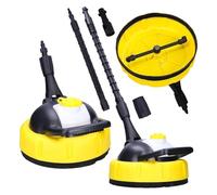 Accessorio per pulitore per patio - Testa di fissaggio per idropulitrice serie K, ad alta pressione, per pulire superfici e patio K2 K3 K4 K5 K6 K7, ugelli rotanti per la pulizia di pavimentazione