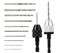 Accessorio per punte per mandrino per trapano, per trapano di estensione Dremels, convertitore per punte da trapano, per utensili rotanti 2,2 x 2,2 x 7 cm/0,87 x 0,87 x 2,76 per