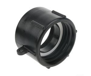 Accessorio per serbatoio di acqua IBC da 1000 litri con corsetto in plastica PP e parti di valvola a filettatura fine adatto per DN50 2 pollici e tubi flessibili in PVC/PPR