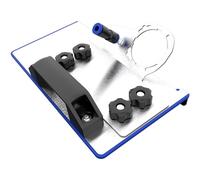 Accessorio per smerigliatrice angolare con guide metalliche per utensili da taglio per piastrelle/legno a 45 gradi Guide regolabili per bordi precisi