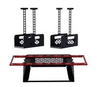 Accessorio per stampante 3D: telaio di estensione, supporto per due unità AMS, design laterale a nido d'ape per una migliore funzionalità, compatibile con i moduli di archiviazione AMS HT.(B)