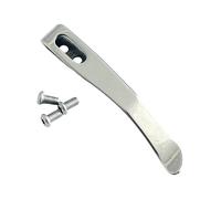 Accessorio per taglierino pieghevole resistente con design antiscivolo e 3 sistemi di fissaggio a vite, accessori per zaini e clip